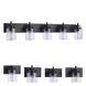 Reeves 5 Light 41 inch Flat Black Vanity Light Wall Light