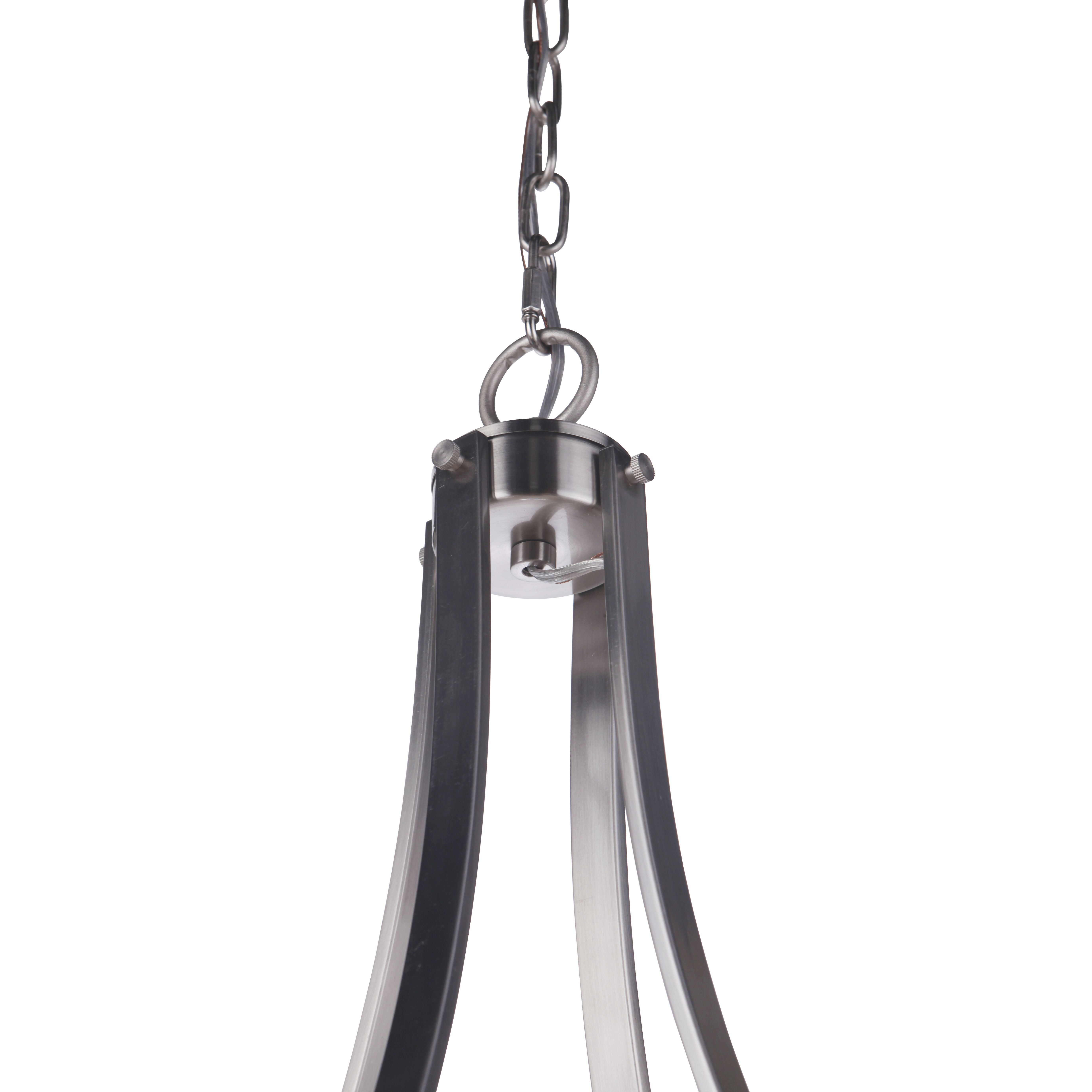 Elliot 5 Light 26.75 inch Brushed Polished Nickel Chandelier Ceiling Light
