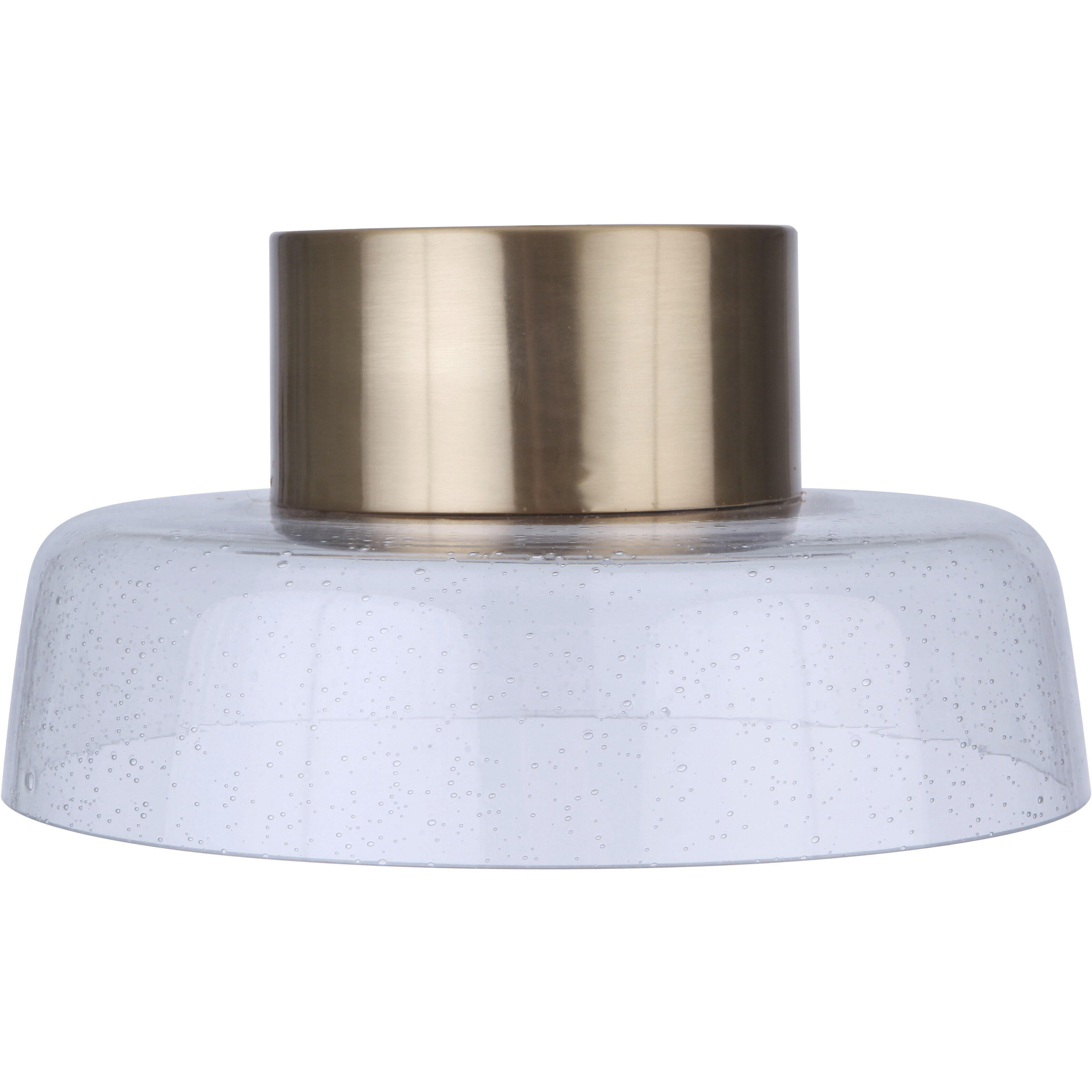 Centric LED 12.5 inch Satin Brass Flushmount Ceiling Light
