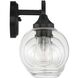 Glenda 4 Light 32 inch Flat Black Vanity Light Wall Light