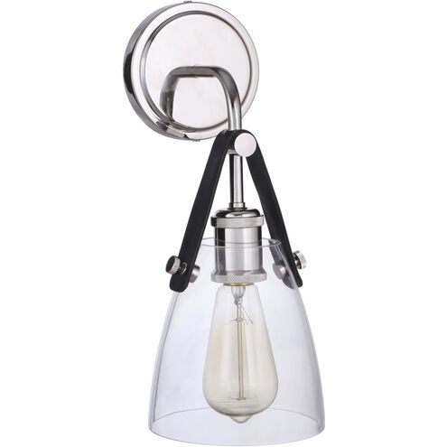 Gallery Hagen 1 Light 6 inch Polished Nickel Wall Sconce Wall Light
