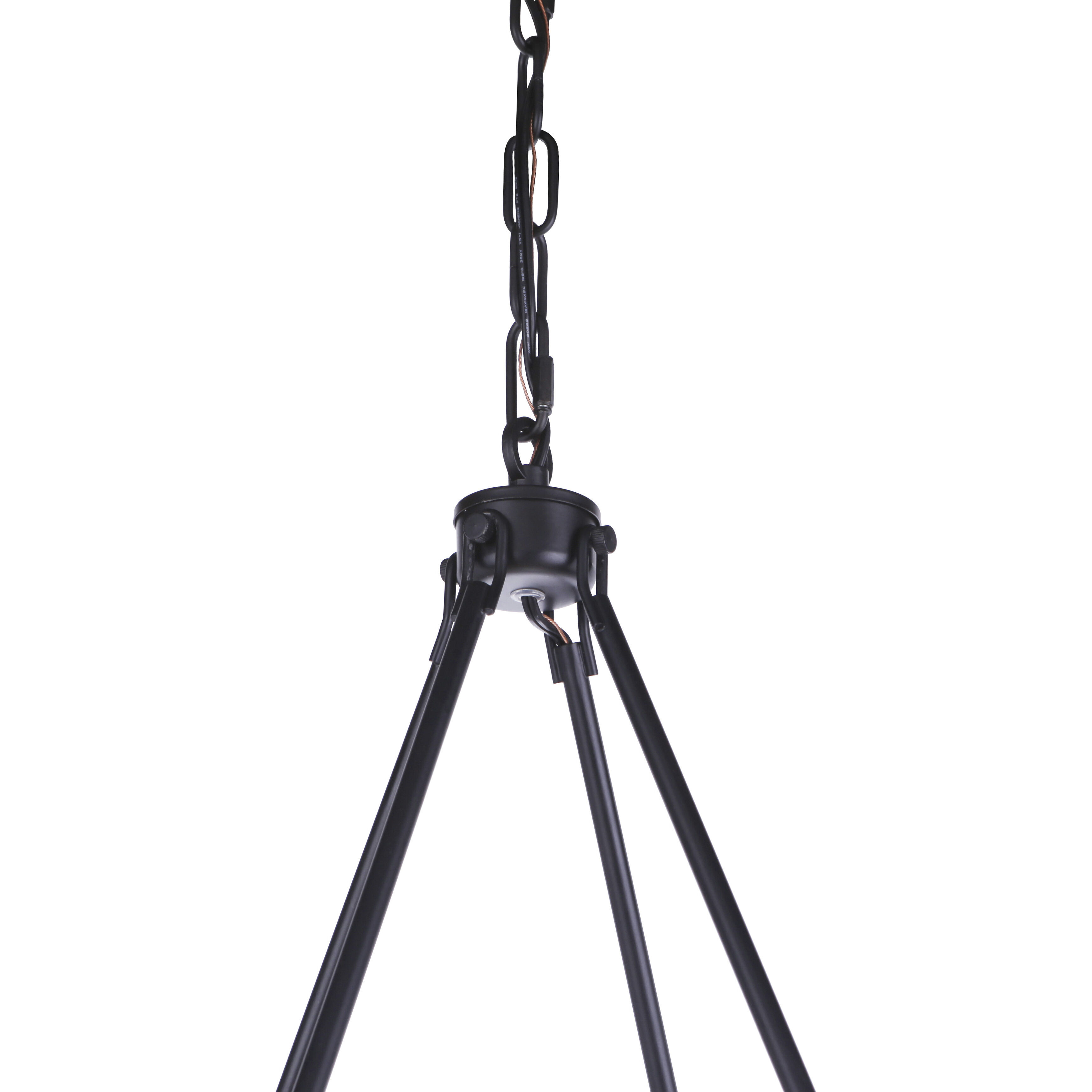 Larrson 8 Light 20.13 inch Flat Black Chandelier Ceiling Light