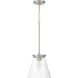 Connell 1 Light 10 inch Brushed Polished Nickel Pendant Ceiling Light