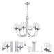 Wrenn 6 Light 26 inch Chrome Chandelier Ceiling Light