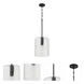 Lyndsey 1 Light 10 inch Flat Black Pendant Ceiling Light