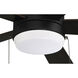 Merit 52 inch Flat Black with Flat Black/Greywood Blades Ceiling Fan