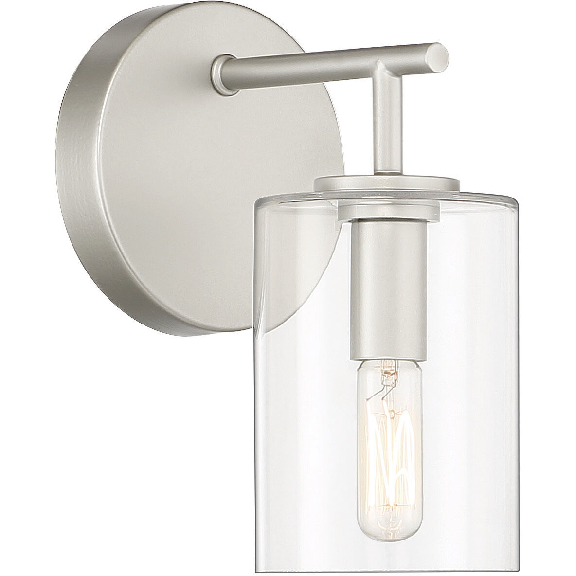 Hailie 1 Light 5 inch Satin Nickel Wall Sconce Wall Light