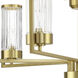 Whittley 9 Light 35.88 inch Satin Brass Chandelier Ceiling Light