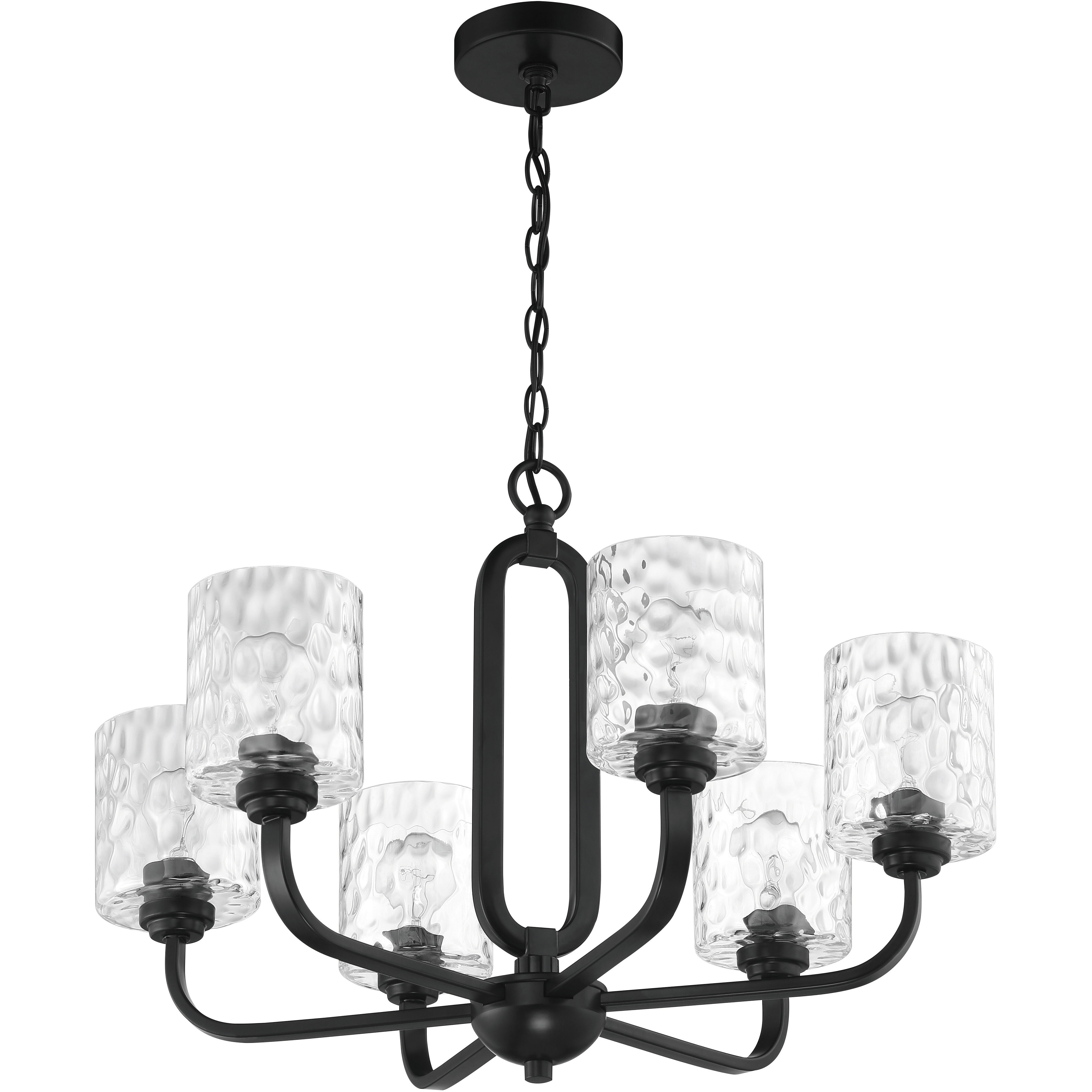 Antoine Low Profile LED Modern 26-in Matte Black with Abs