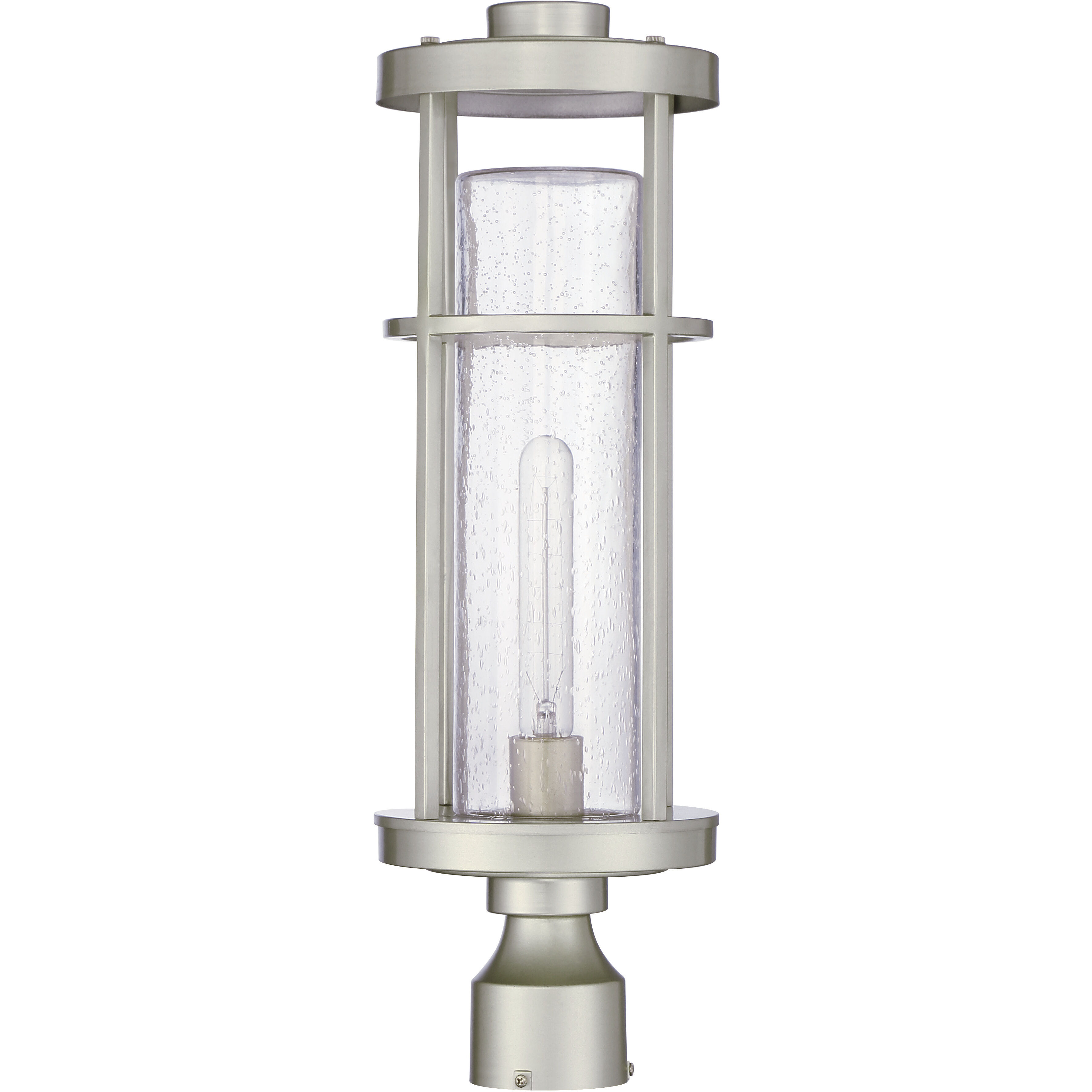 Encompass 1 Light 22 inch Satin Aluminum Outdoor Post Mount