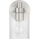 Lyndsey Wall Sconce Wall Light in Brushed Polished Nickel