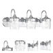 Wrenn 3 Light 24 inch Chrome Vanity Light Wall Light