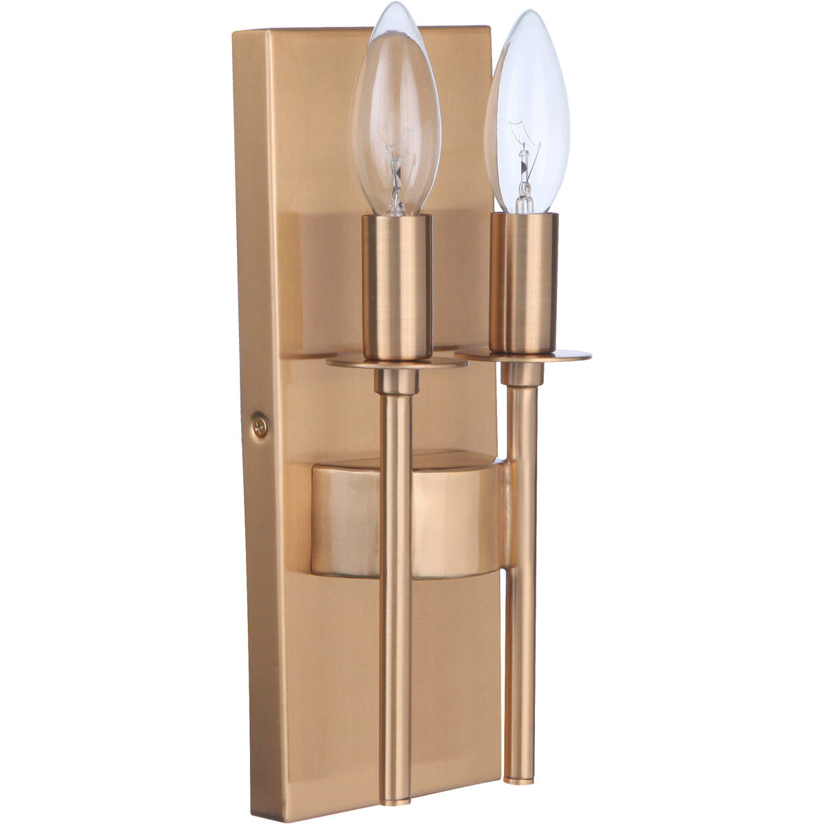Larrson 2 Light 4.63 inch Satin Brass ADA Wall Sconce Wall Light