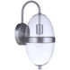 Sivo Outdoor Wall Mount in Satin Aluminum, Medium