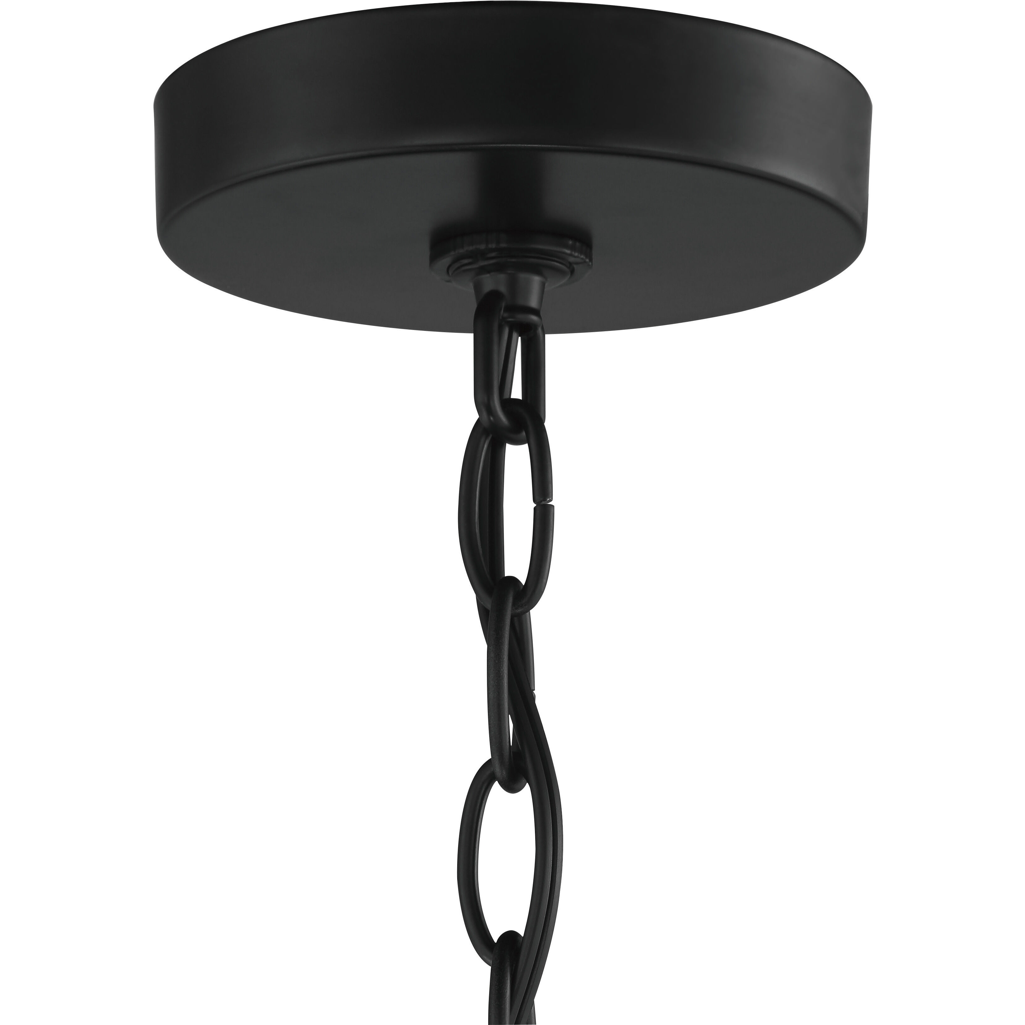 Collins 4 Light 24 inch Flat Black Chandelier Ceiling Light