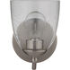 Neighborhood Hillridge 1 Light 5.5 inch Brushed Polished Nickel Wall Sconce Wall Light, Neighborhood Collection