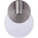 Glisten LED 5.51 inch Brushed Polished Nickel Wall Sconce Wall Light