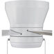 Merit 52 inch White with White/Washed Oak Blades Ceiling Fan