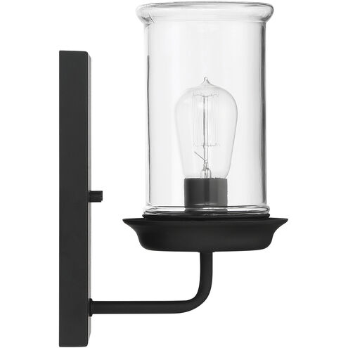 Homestead 1 Light 12 inch Espresso Outdoor Wall Sconce