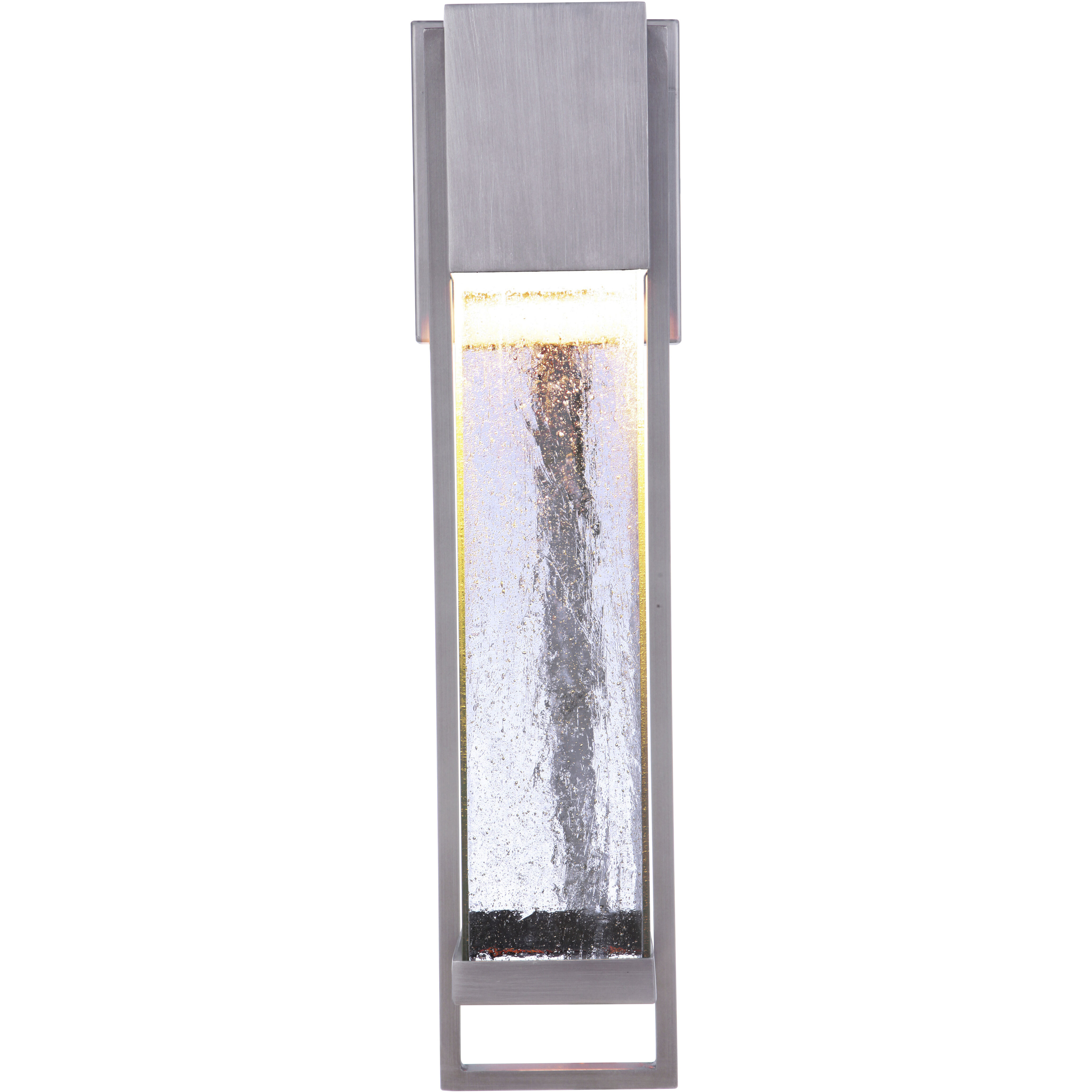 Bryce LED 20 inch Brushed Titanium Outdoor Wall Lantern