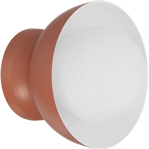 Ventura Dome 1 Light 7.63 inch Baked Clay Wall Sconce Wall Light
