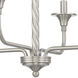 Jolenne 4 Light 25.98 inch Brushed Polished Nickel Chandelier Ceiling Light