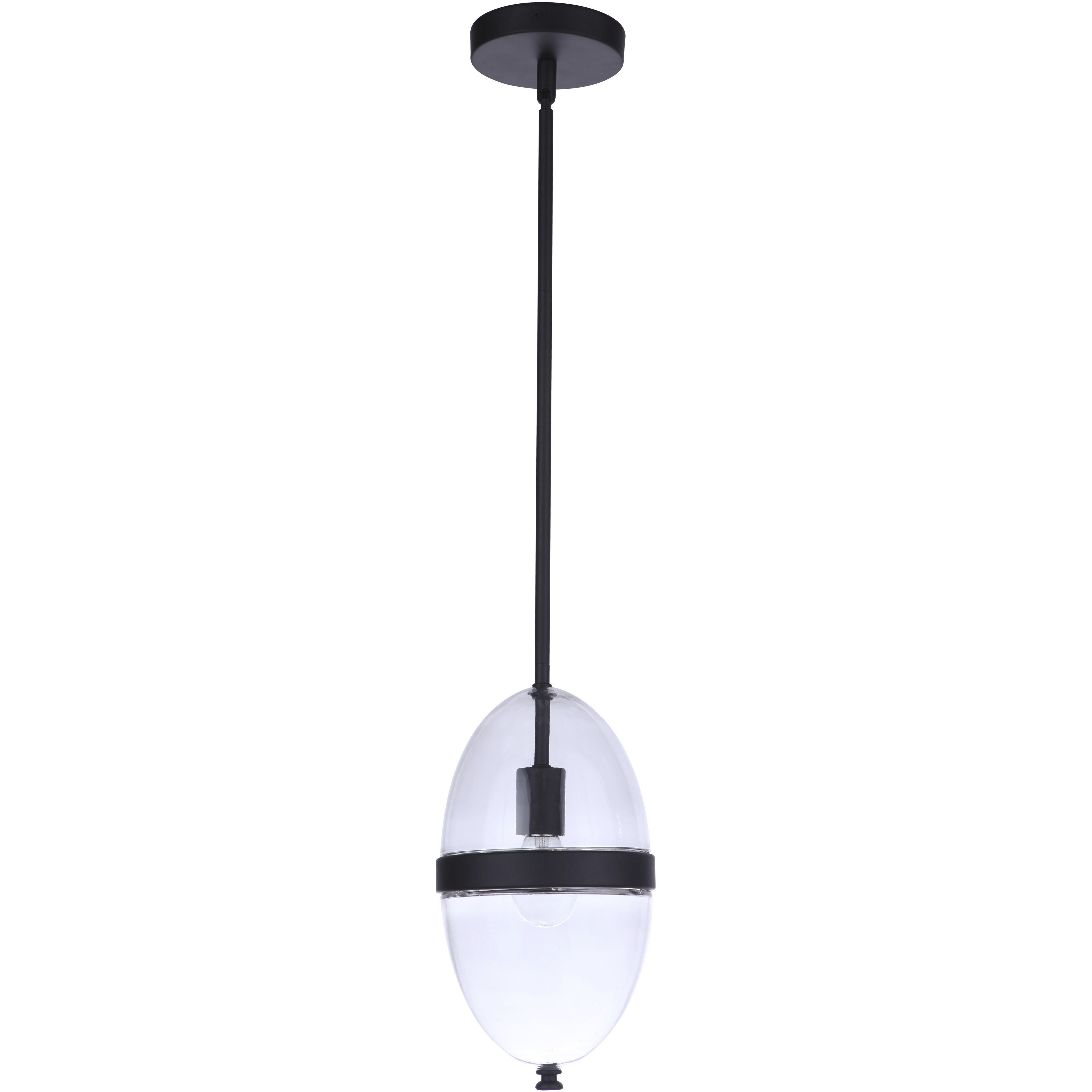 Sivo 1 Light 6.75 inch Midnight Outdoor Pendant