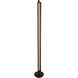 Cameron 62.8 inch 24 watt Flat Black/Walnut Floor Lamp Portable Light