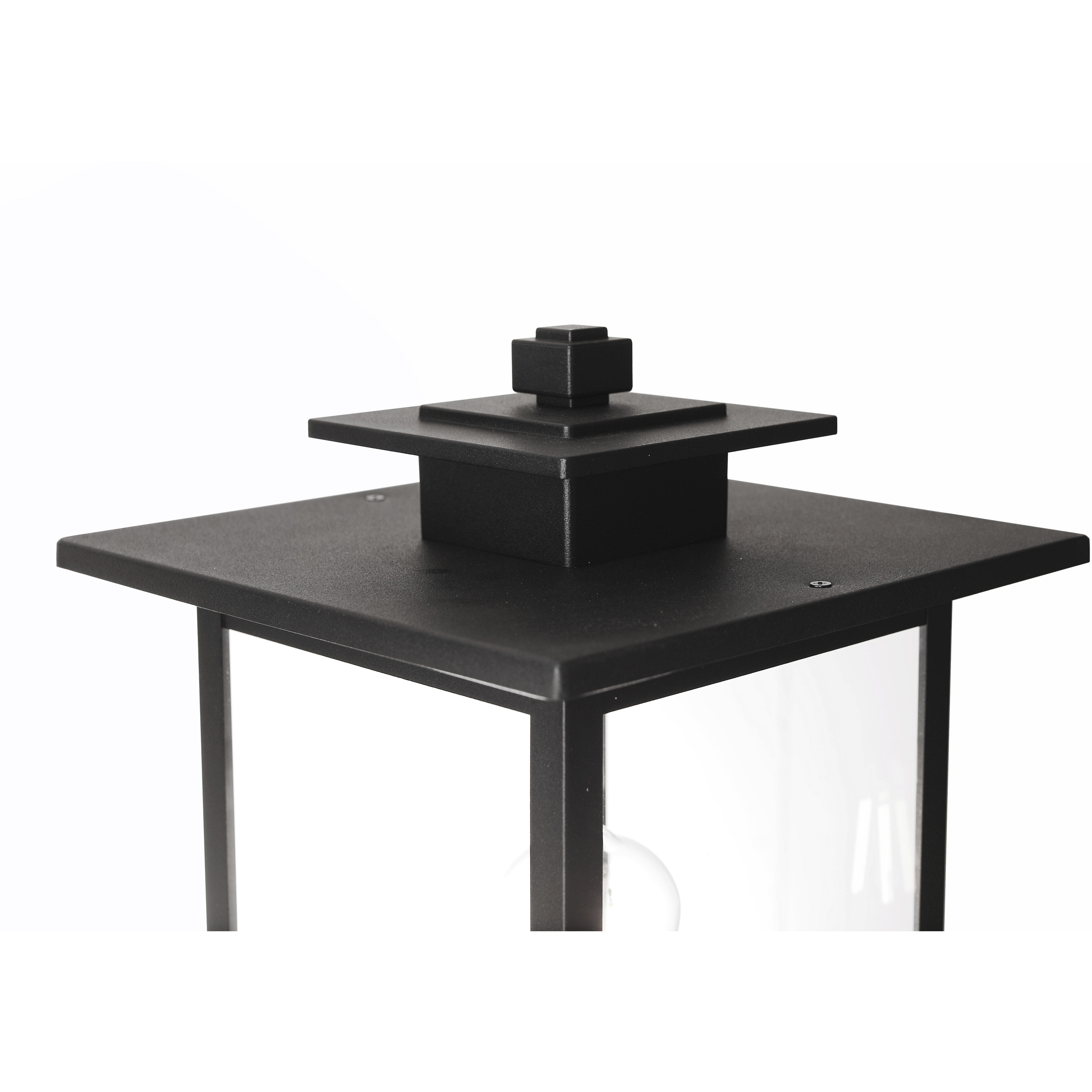 Rock Creek 1 Light 19.25 inch Textured Black Outdoor Post Mount