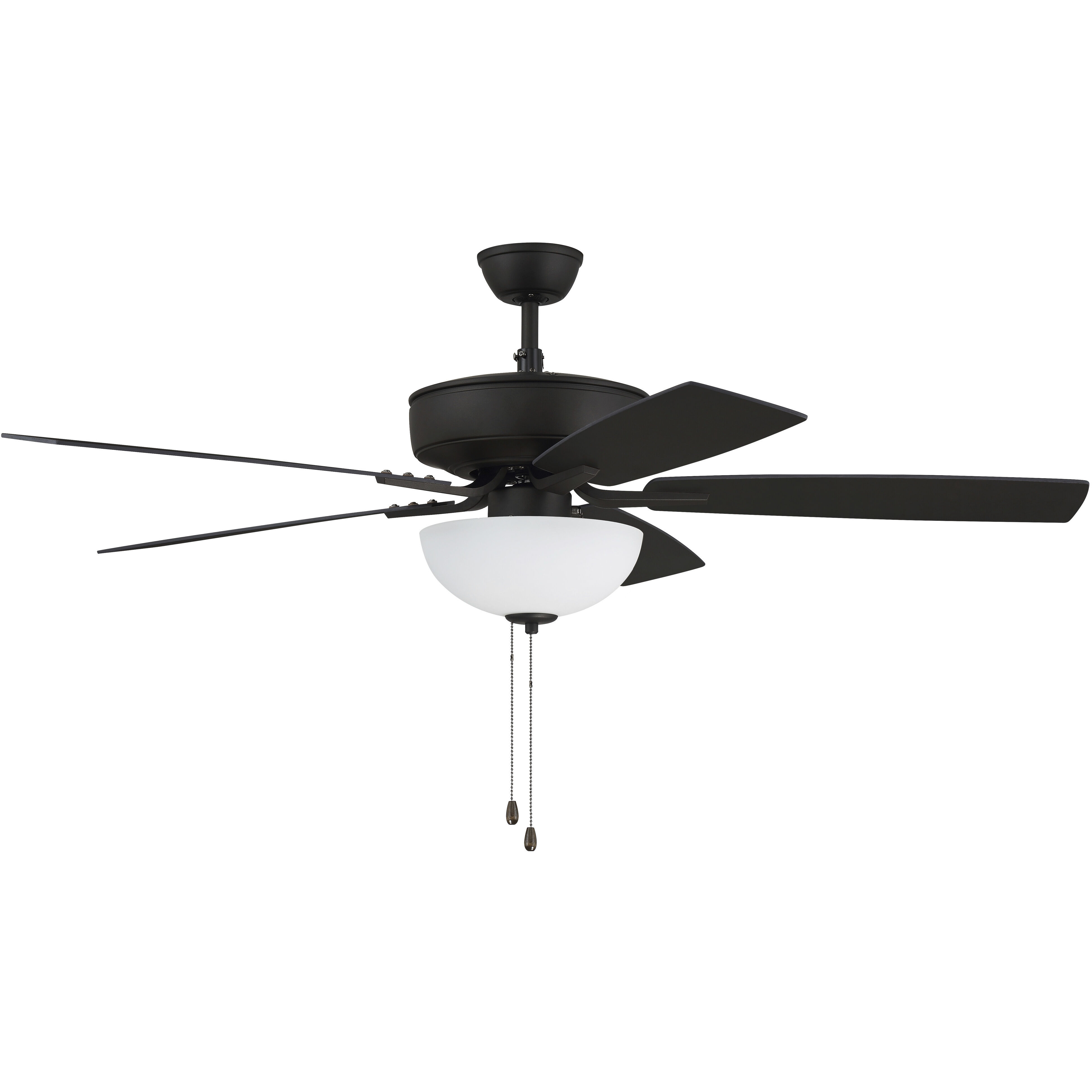 Pro Plus 211 52 inch Espresso with Espresso/Walnut Blades Contractor Ceiling Fan