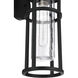Encompass 1 Light 18 inch Midnight Outdoor Wall Mount, Medium