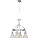 Gallery State House 4 Light 23.7 inch Polished Nickel Chandelier Ceiling Light