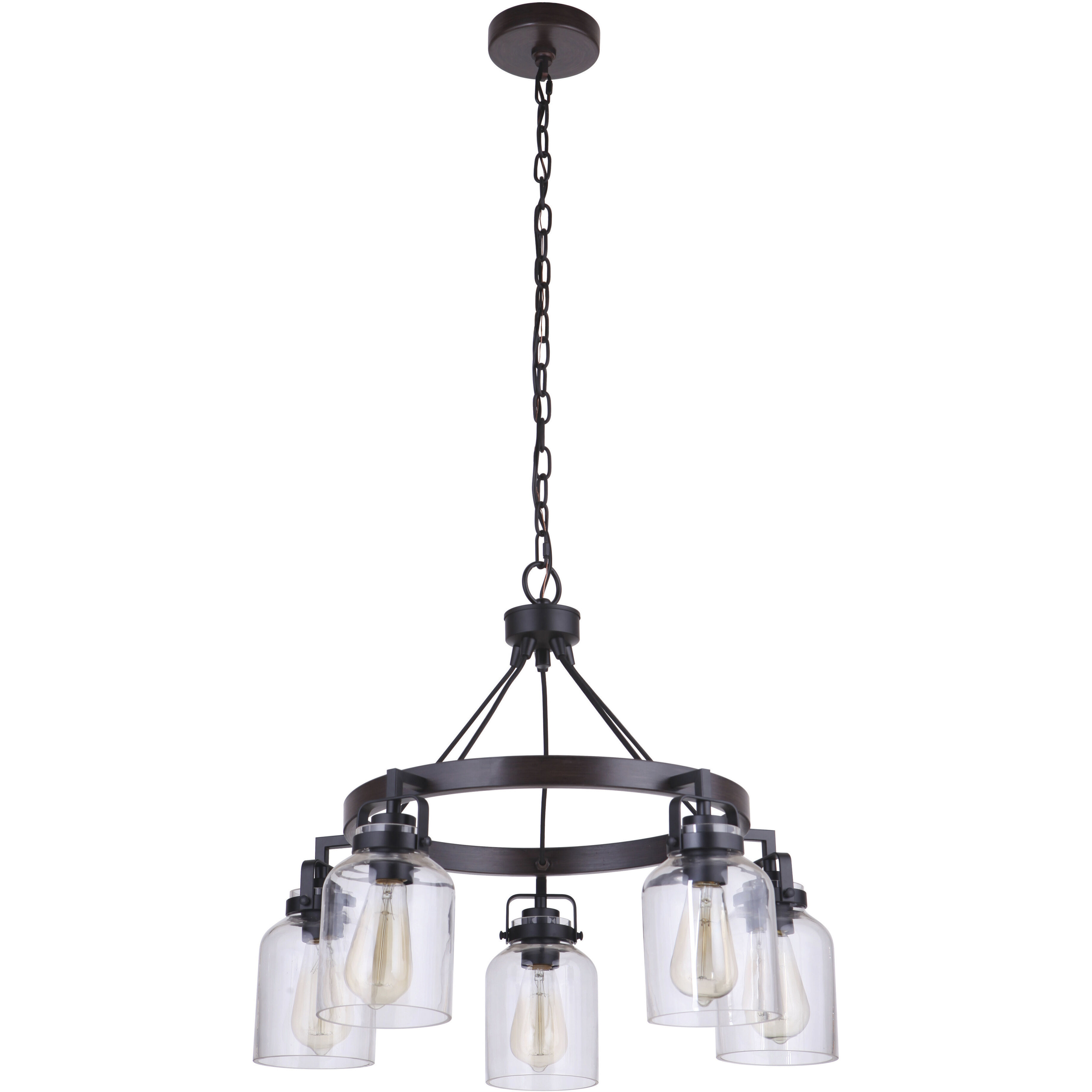 Foxwood 5 Light 24.63 inch Chandelier