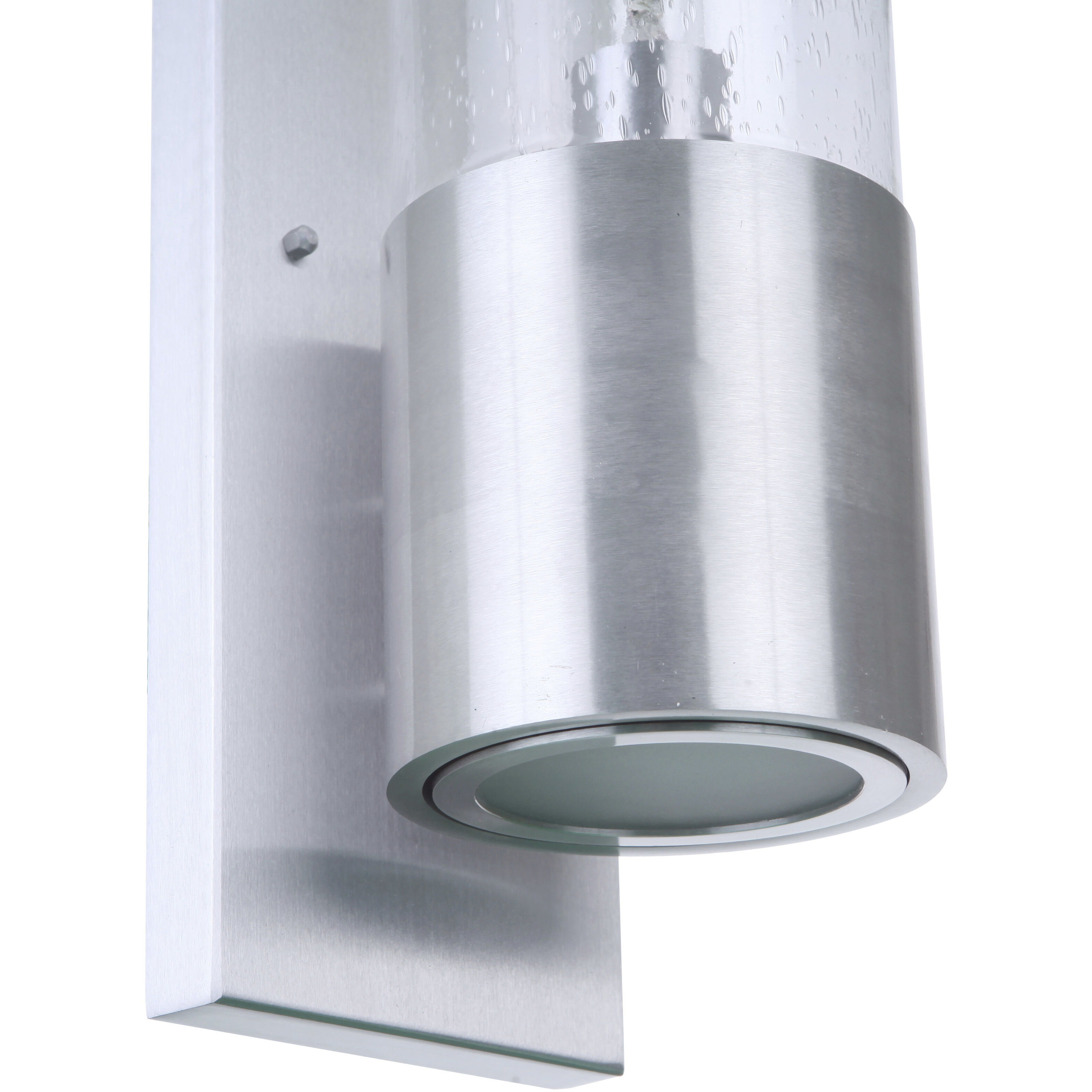 Sabre Outdoor Wall Mount in Satin Aluminum