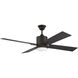 Teana 52 inch Espresso with Espresso/Walnut Blades Fan