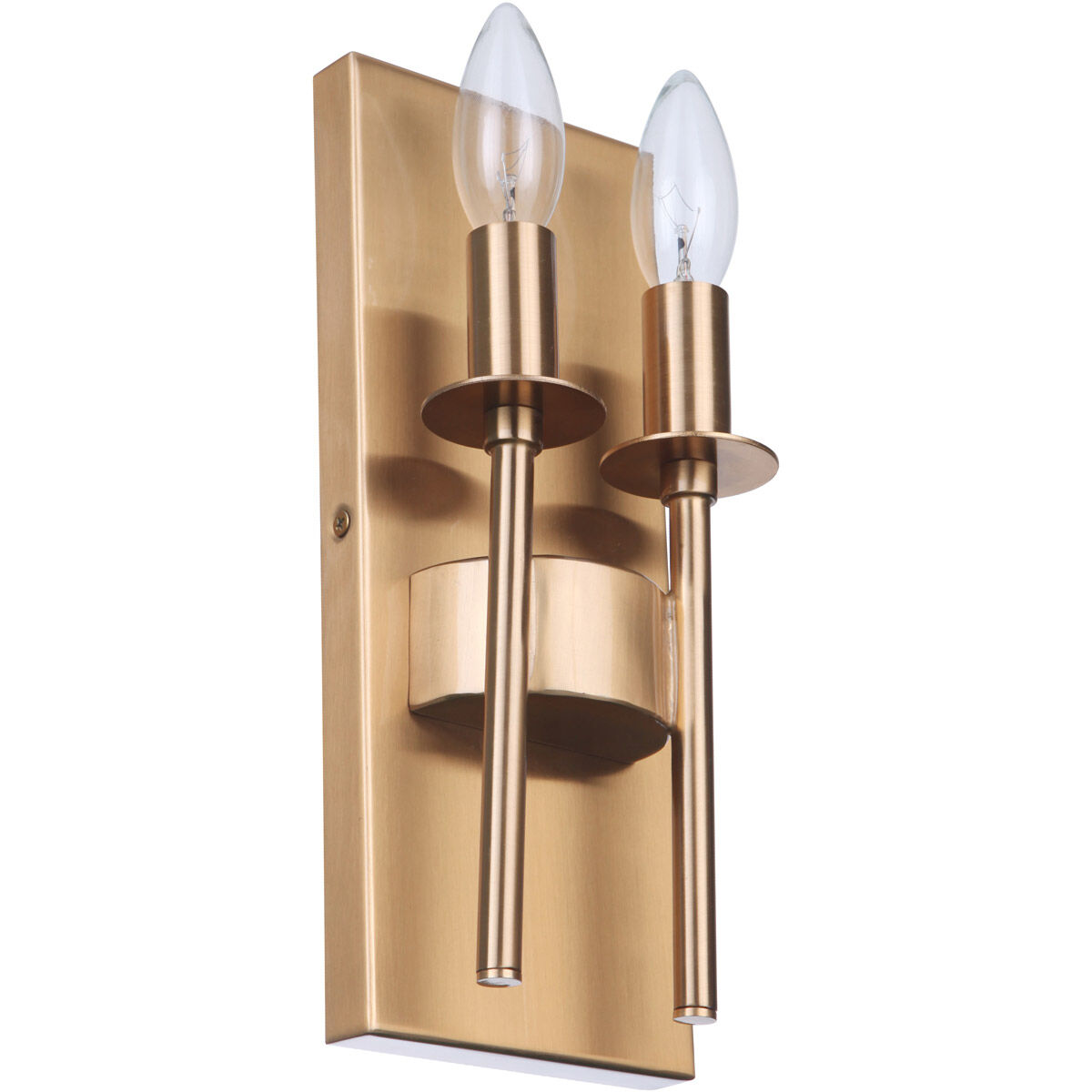 Larrson 2 Light 4.63 inch Satin Brass ADA Wall Sconce Wall Light