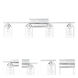 Clark 4 Light 35 inch Chrome Vanity Light Wall Light