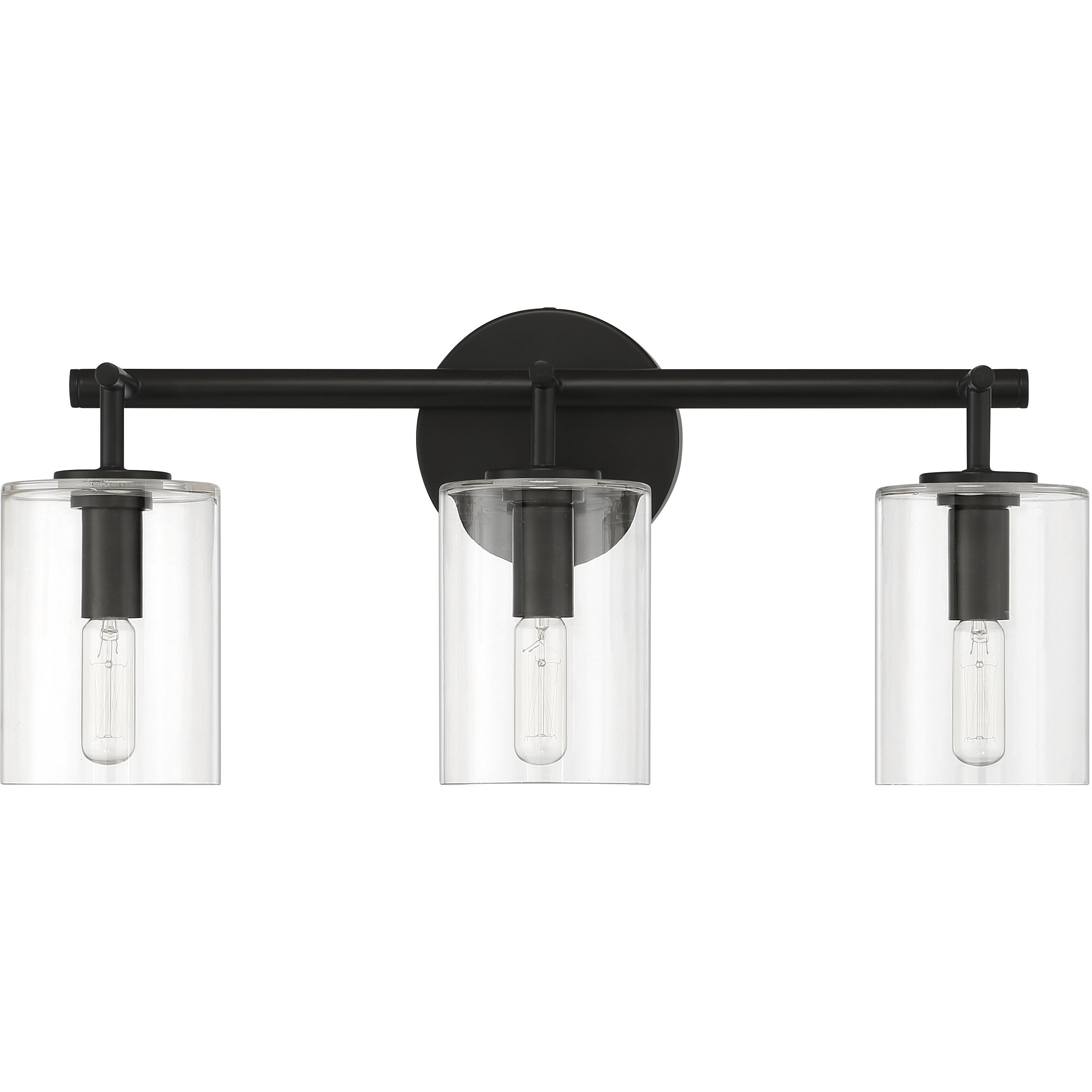 Craftmade 55603-FB Hailie 3 Light 20 inch Flat Black Vanity