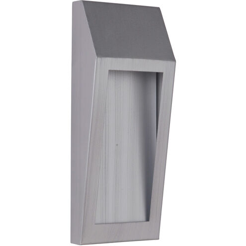 Wedge LED 11 inch Brushed Aluminum Outdoor Outdoor Wall Mount, Small