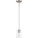 Stowe 1 Light 5 inch Brushed Polished Nickel Mini Pendant Ceiling Light