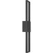 Contact LED 27 inch Textured Black Outdoor Wall Lantern