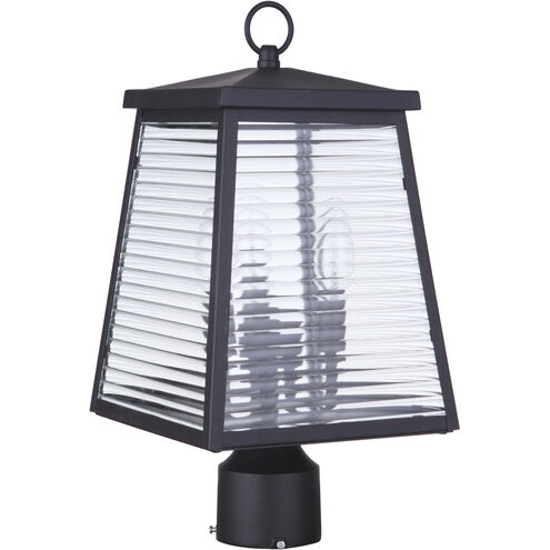Armstrong 3 Light 16 inch Midnight Outdoor Post Mount