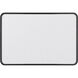Monica 36 X 24.39 inch Flat Black Framed LED Mirror, Edge Lit