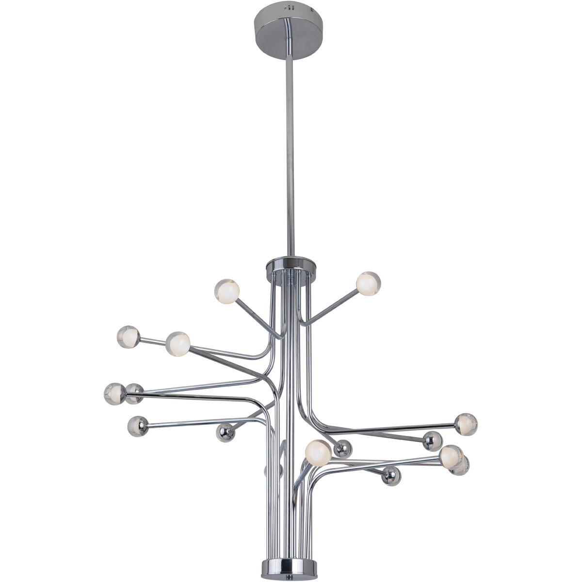 Solis LED 33 inch Chrome Chandelier Ceiling Light