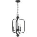 Neighborhood Bolden 3 Light 14 inch Flat Black Foyer Light Ceiling Light, Neighborhood Collection