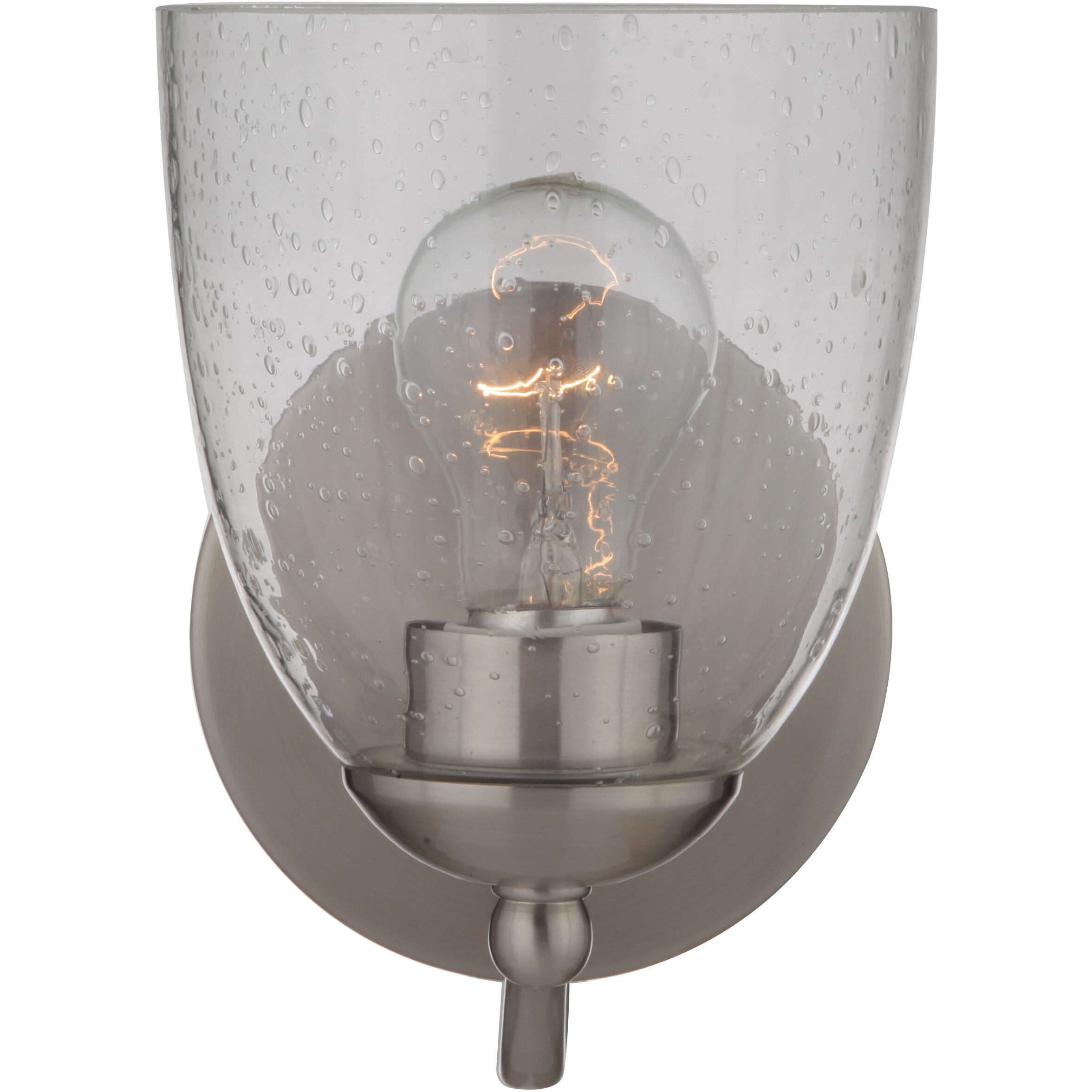 Neighborhood Hillridge 1 Light 5.5 inch Brushed Polished Nickel Wall Sconce Wall Light, Neighborhood Collection