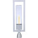 Perimeter 1 Light 25.13 inch Satin Aluminum Outdoor Post Mount
