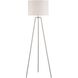 Bejamin 58.94 inch 100 watt Brushed Polished Nickel Floor Lamp Portable Light
