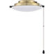 Universal Fan Light Kit LED Satin Brass Light Kit