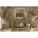 Chassis 36 X 36 inch White Illuminated Mirror Home Decor